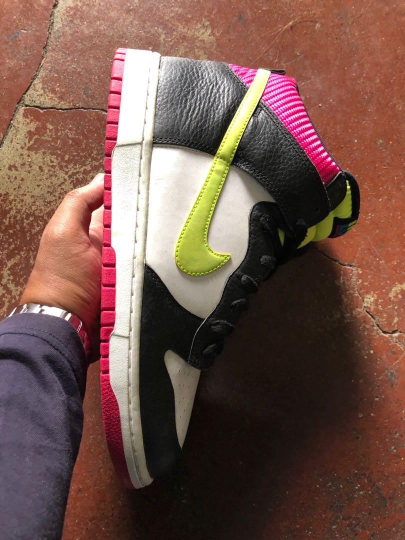 nike dunk high fireberry