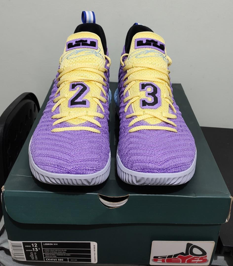 Lebron xvi lakers on sale