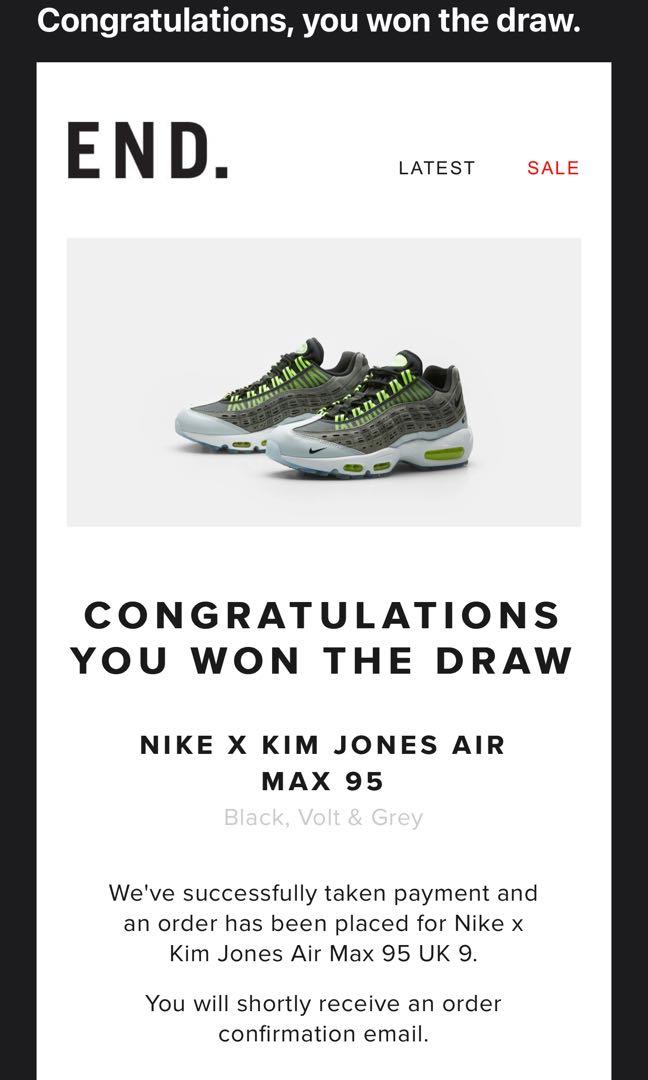 Get Ready for the Kim Jones x Nike Air Max 95 Black Volt