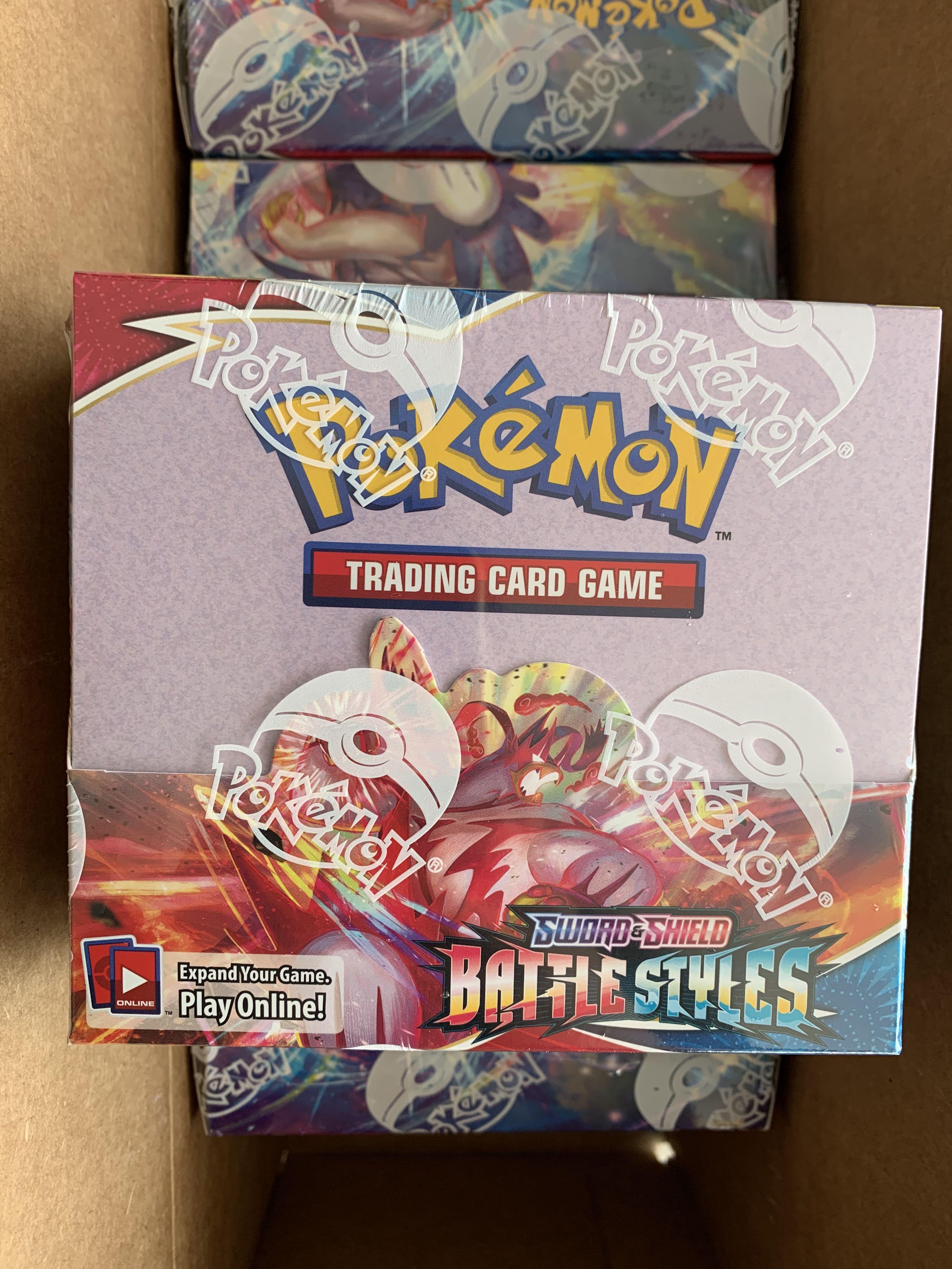 [On Hand Now] Pokemon Battle Styles SWSH 5 Booster Box, Hobbies & Toys ...