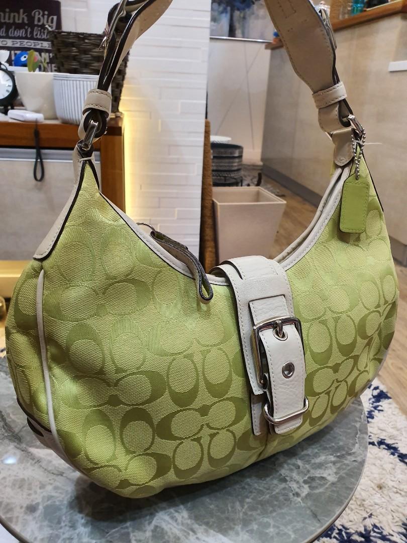 Coach green apple bag clearance