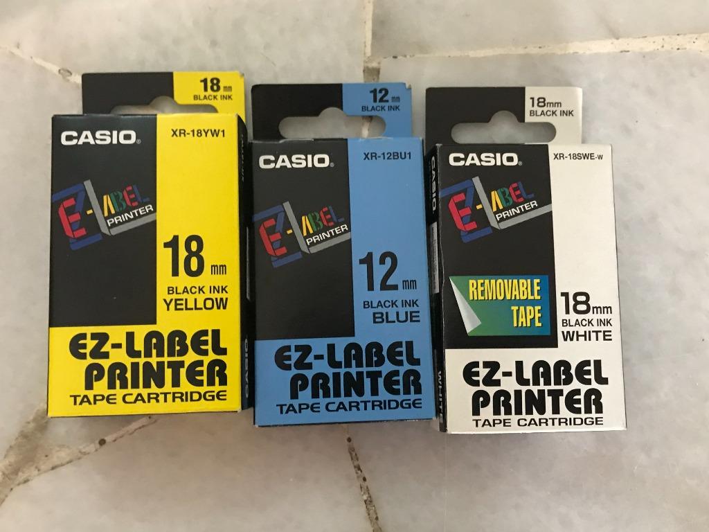 Original Casio Ez-Label Printer Tape Cartridge, Computers ...