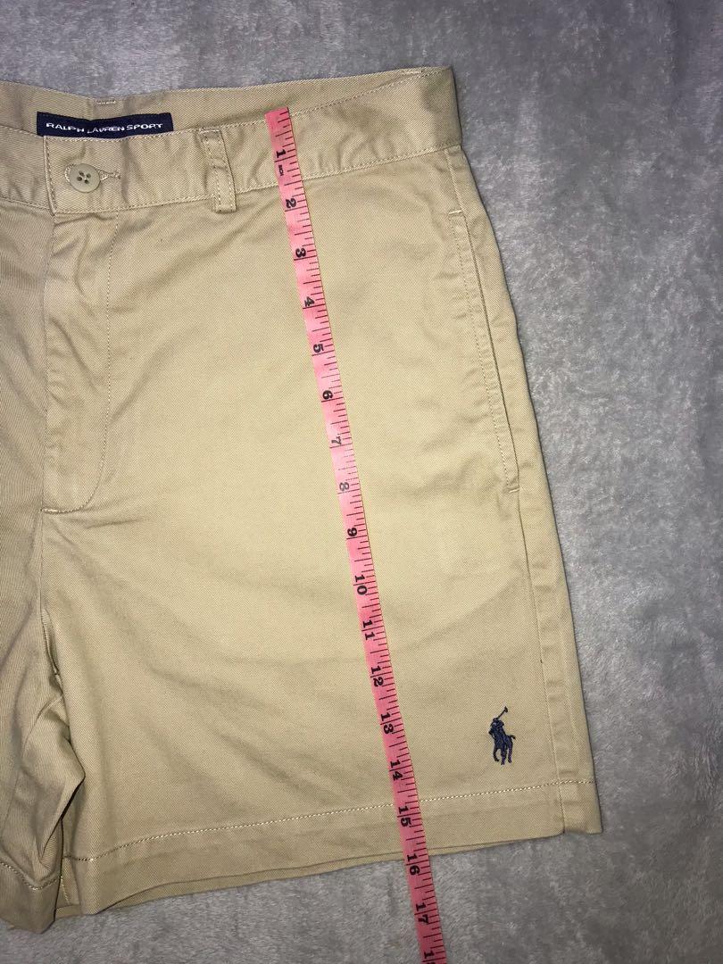 Women's polo khaki shorts clearance