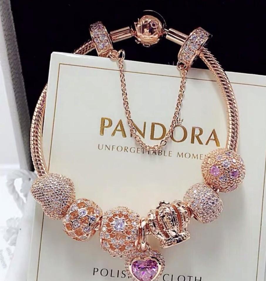 Pandora Rose Gold Bracelet, Women's Fashion, Jewelry & Organisers ...