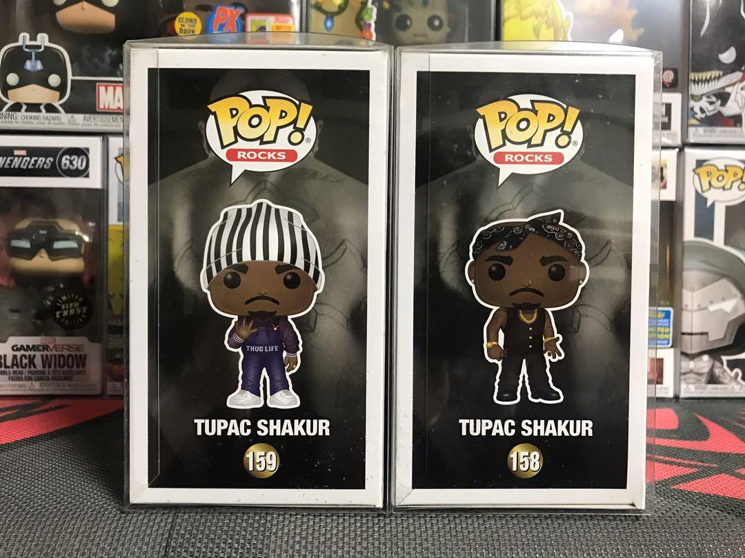 Pop! Rocks Tupac Shakur Funko Pop Set #158 #159