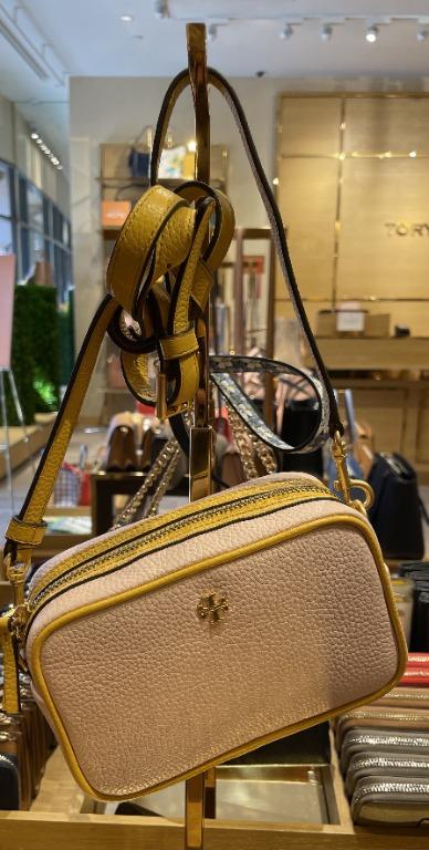 cek tory burch T Monogram jacquard camera bag Ori/palsu 