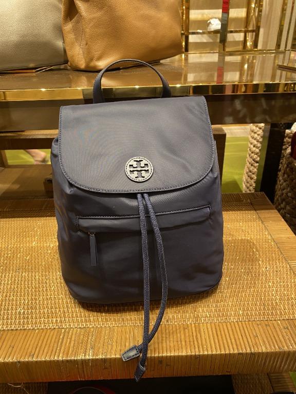 PREORDER) TORY BURCH - FLAP NYLON BACKPACK 73207, Luxury, Bags & Wallets on  Carousell
