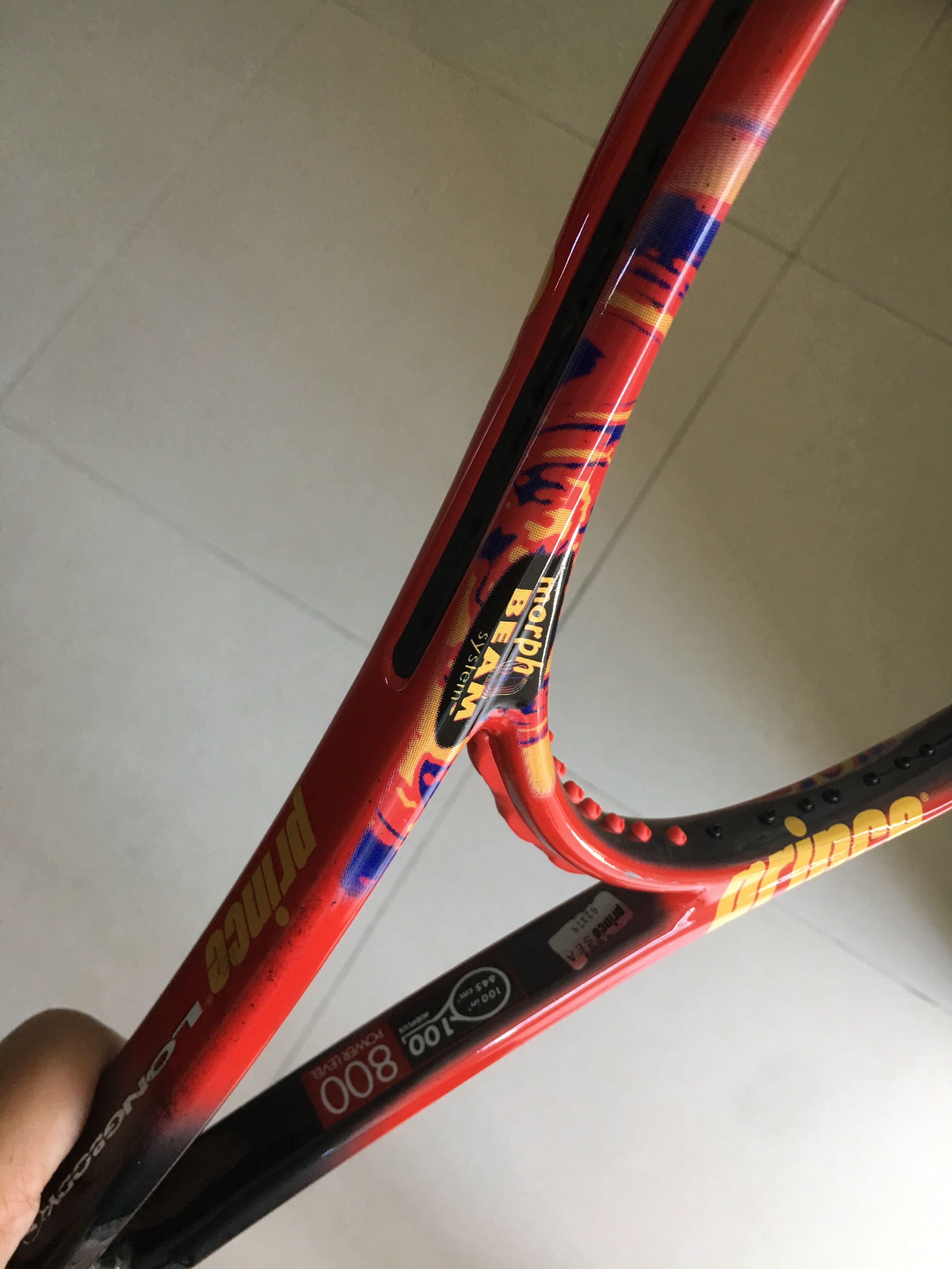 Prince Thunder Bolt Midplus 100 Longbody tennis racket, Sports