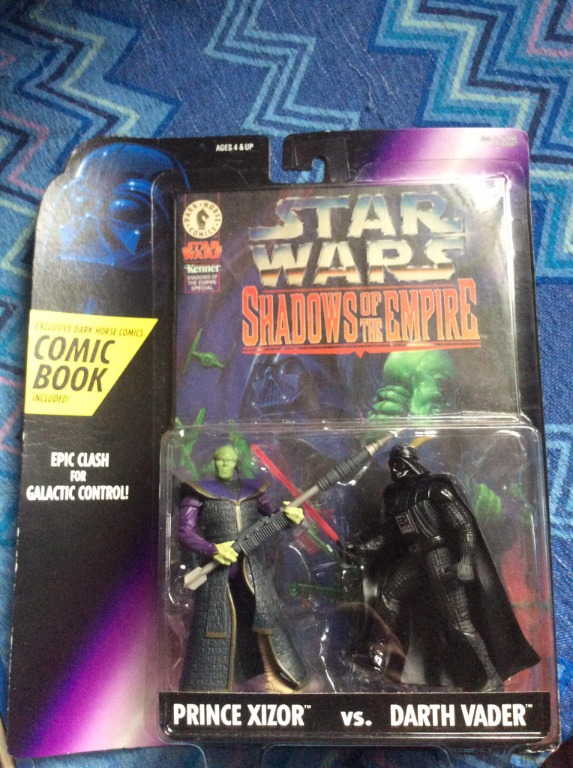 Star Wars Shadows of the Empire Prince Xizor vs Darth Vader Avec Comic book 