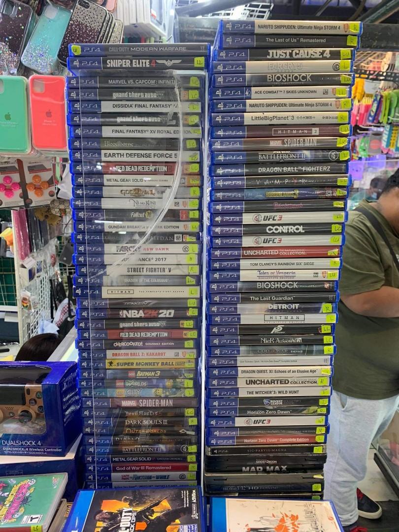 PS4/PS3/XBOX360/ONEGAMES NEW AND USED (Category: PlayStation) located in San Juan City. Submitted by abdul199x (Listing ID 1076300117, Image 3). Description: For Sale or Trade Mode of Payment: Gcash/Maya/ Bank Transfer Mode of Delivery: LBC/JNT/ Lalamove Location: San Juan.