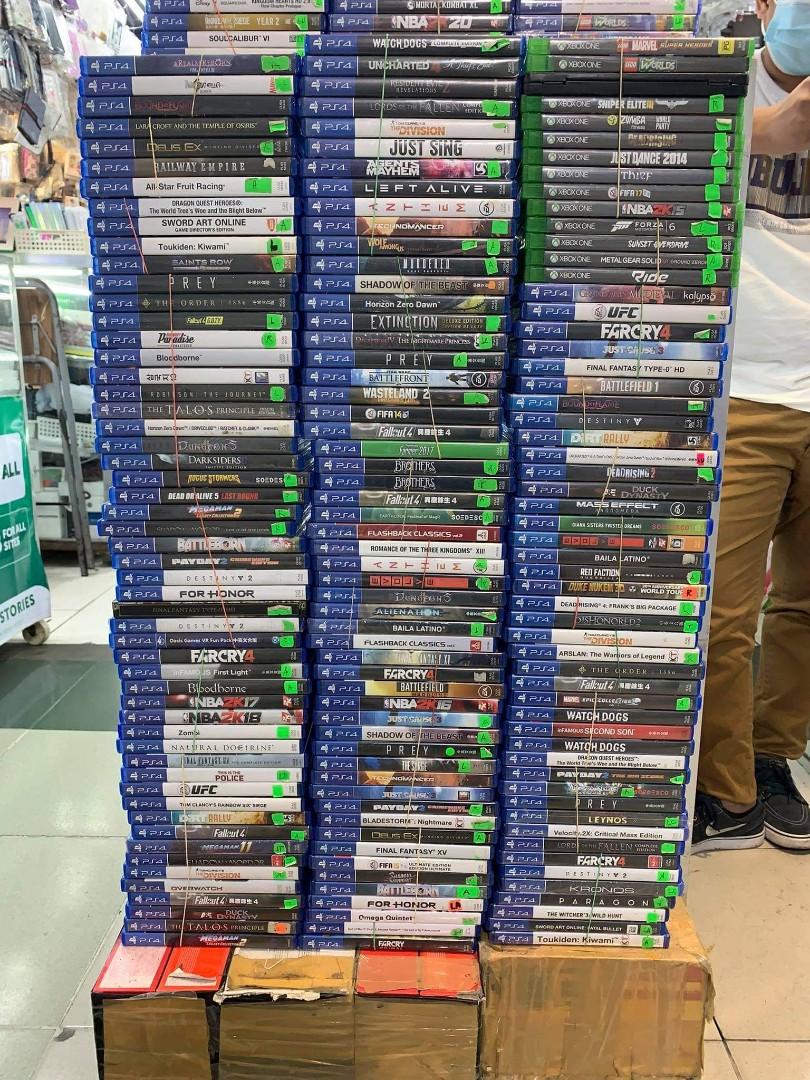 PS4/PS3/XBOX360/ONEGAMES NEW AND USED (Category: PlayStation) located in San Juan City. Submitted by abdul199x (Listing ID 1076300117, Image 1). Description: For Sale or Trade Mode of Payment: Gcash/Maya/ Bank Transfer Mode of Delivery: LBC/JNT/ Lalamove Location: San Juan.