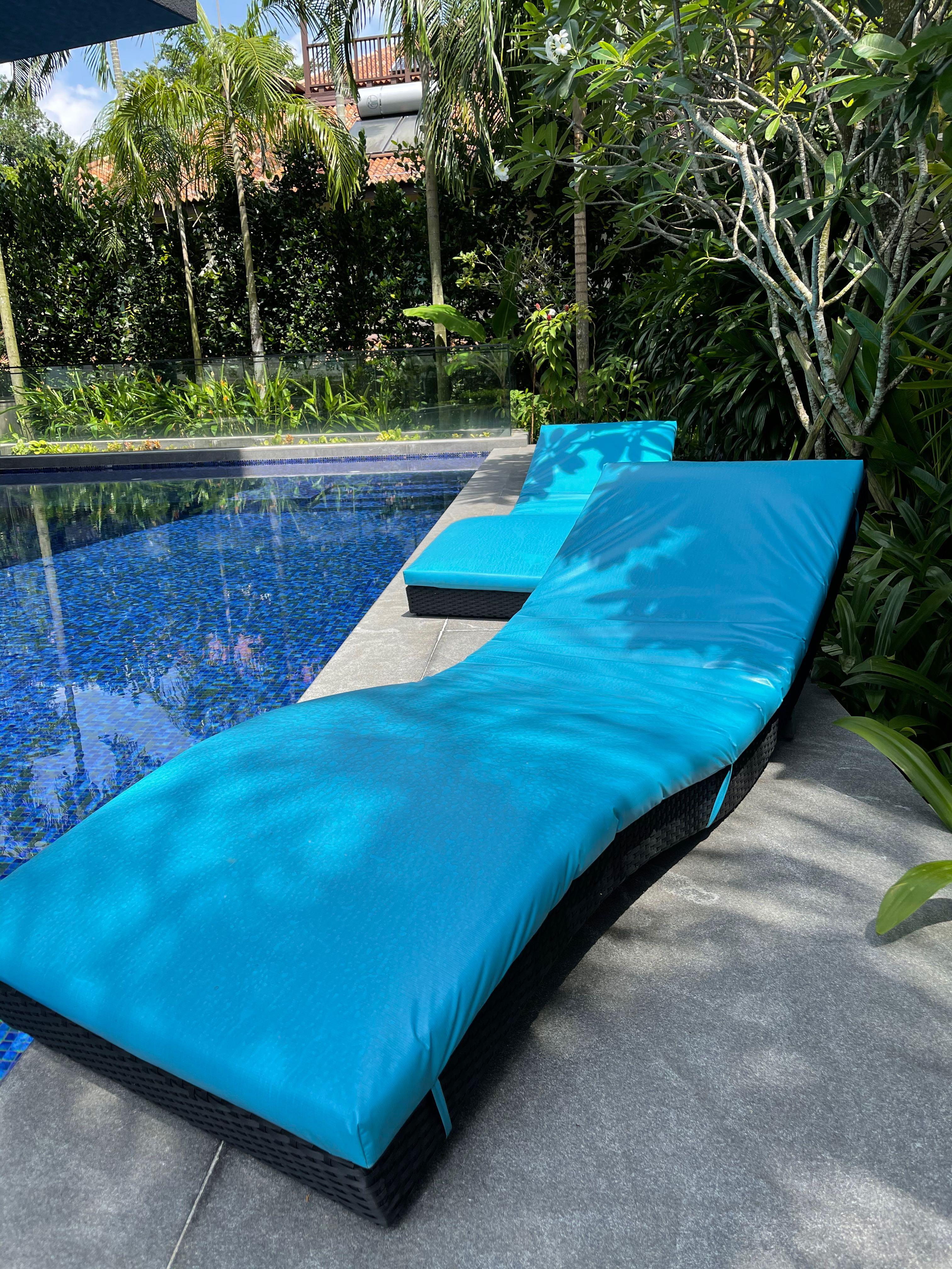 Rattan Sundeck Lounge Chair