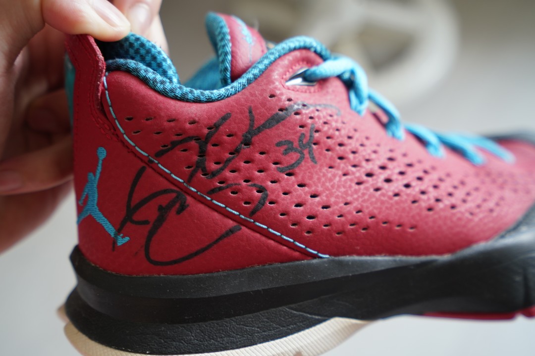 signed jordans