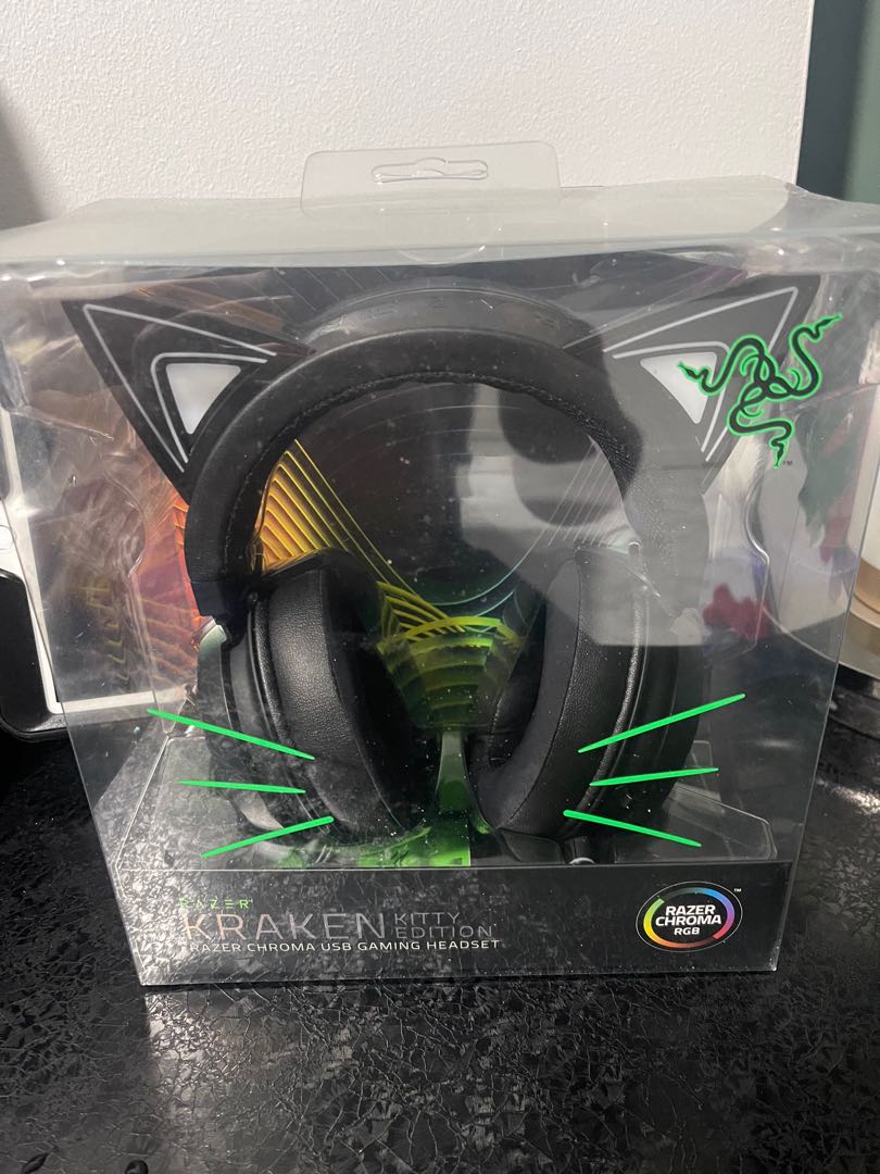 Razer Kraken Kitty Edition Headset Audio Headphones Headsets On Carousell Razer Kraken Kitty Edition Headset Audio Headphones Headsets On Carousell