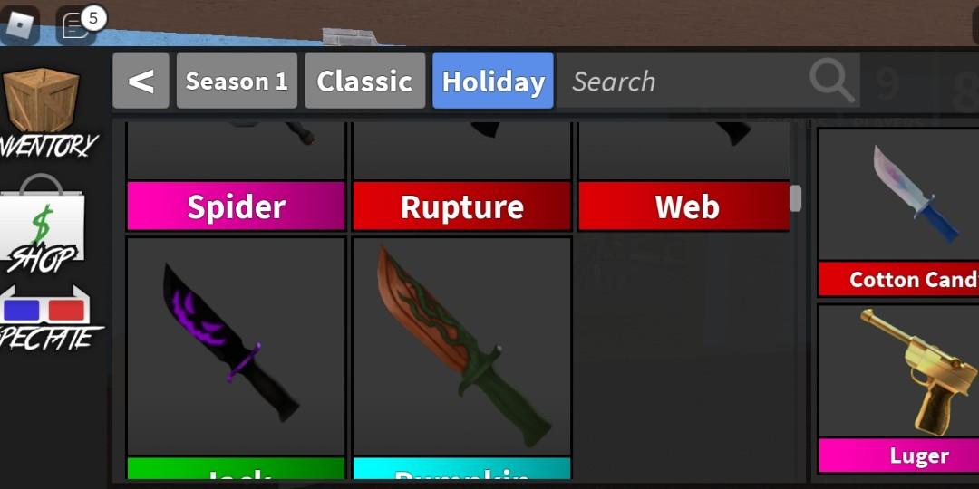 Mm2 knifes roblox, Video Gaming, Gaming Accessories, Game Gift Cards &  Accounts on Carousell