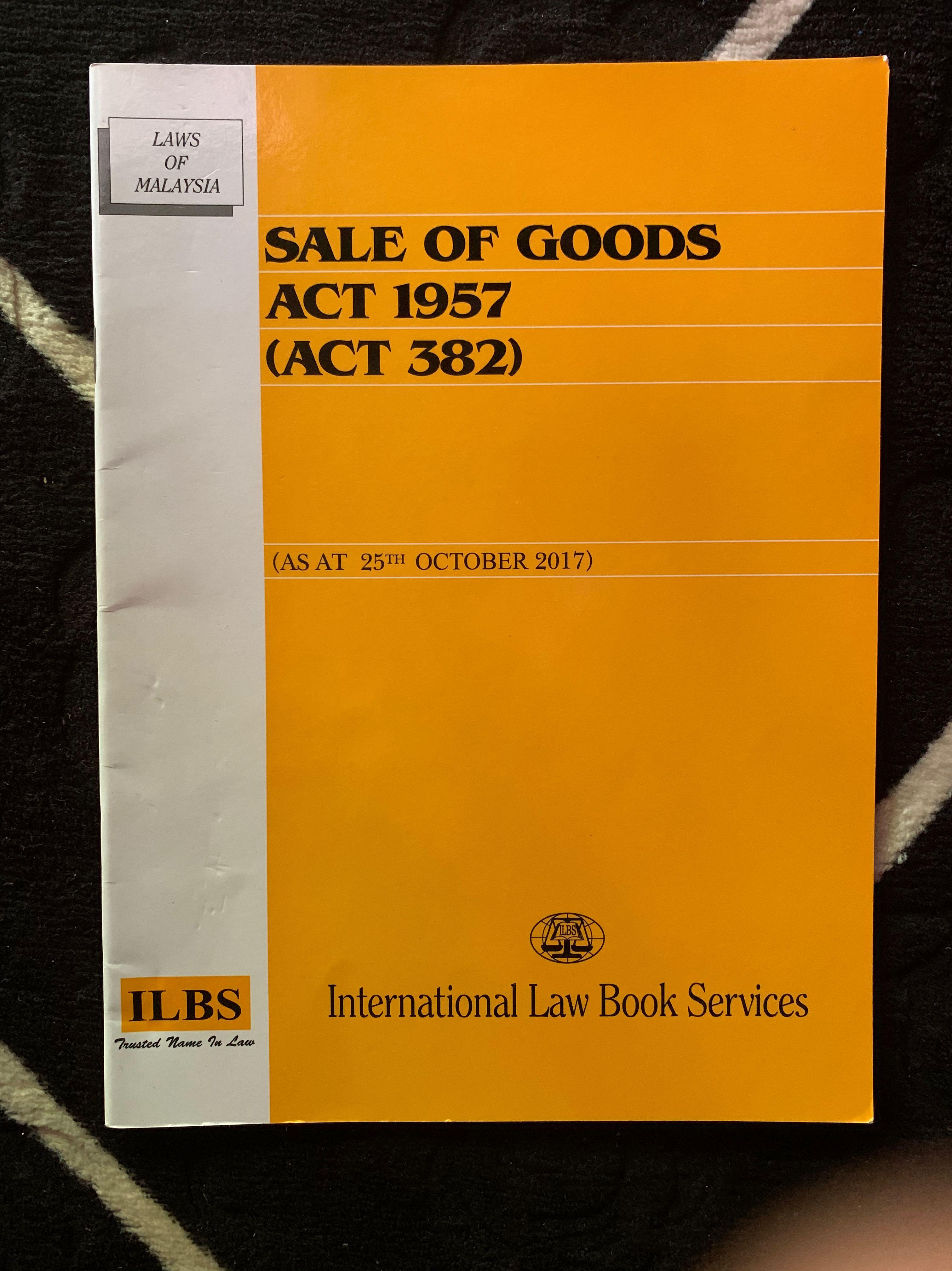 sales of goods act 1957