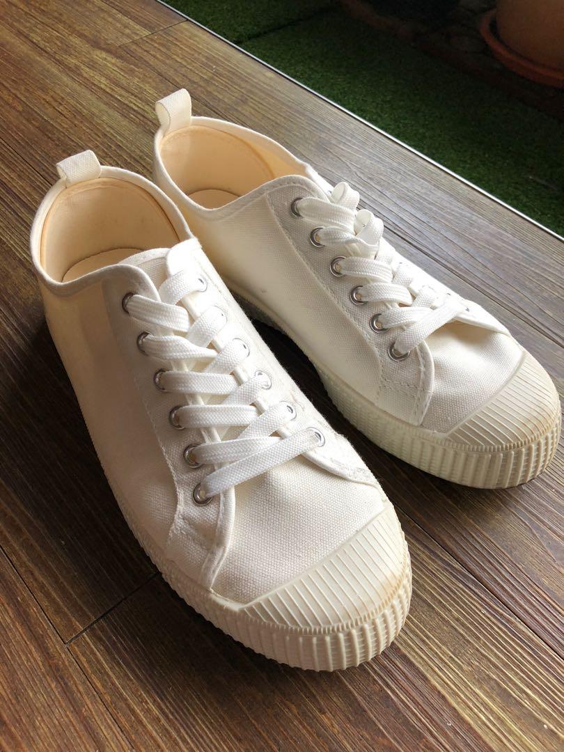 Shoopen white outlet shoes