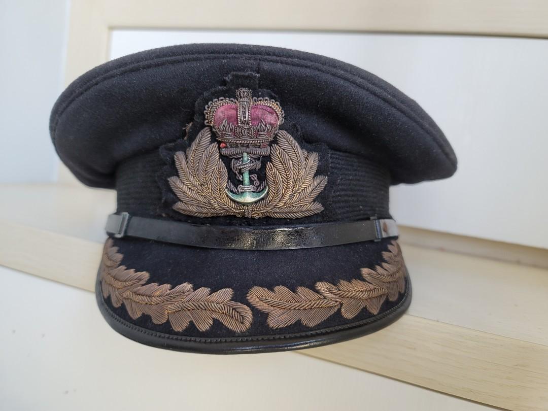 古董二戰時期前香港皇家海軍海軍艦長size 6 3 4 Chan Tuck Tailor做 興趣及遊戲 手作 自家設計 文具 Carousell