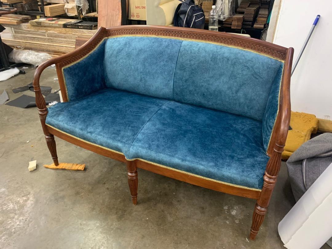 Sofa Refurbish, Furniture & Home Living, Furniture, Sofas on Carousell