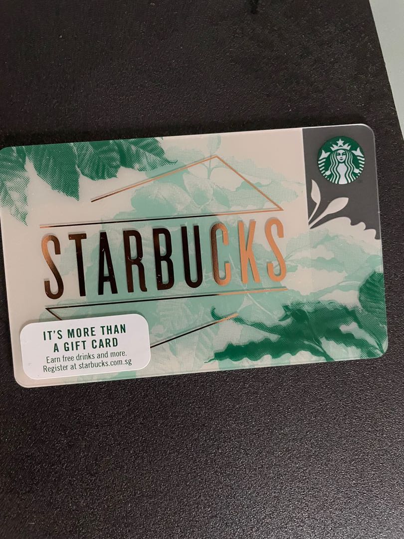 Starbucks Gift Card Entertainment Gift Cards Vouchers On Carousell