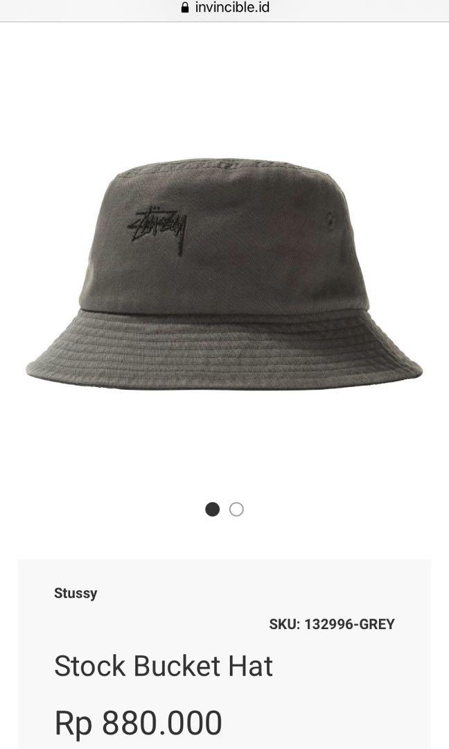 Stussy Bucket Hat, Fesyen Pria 
