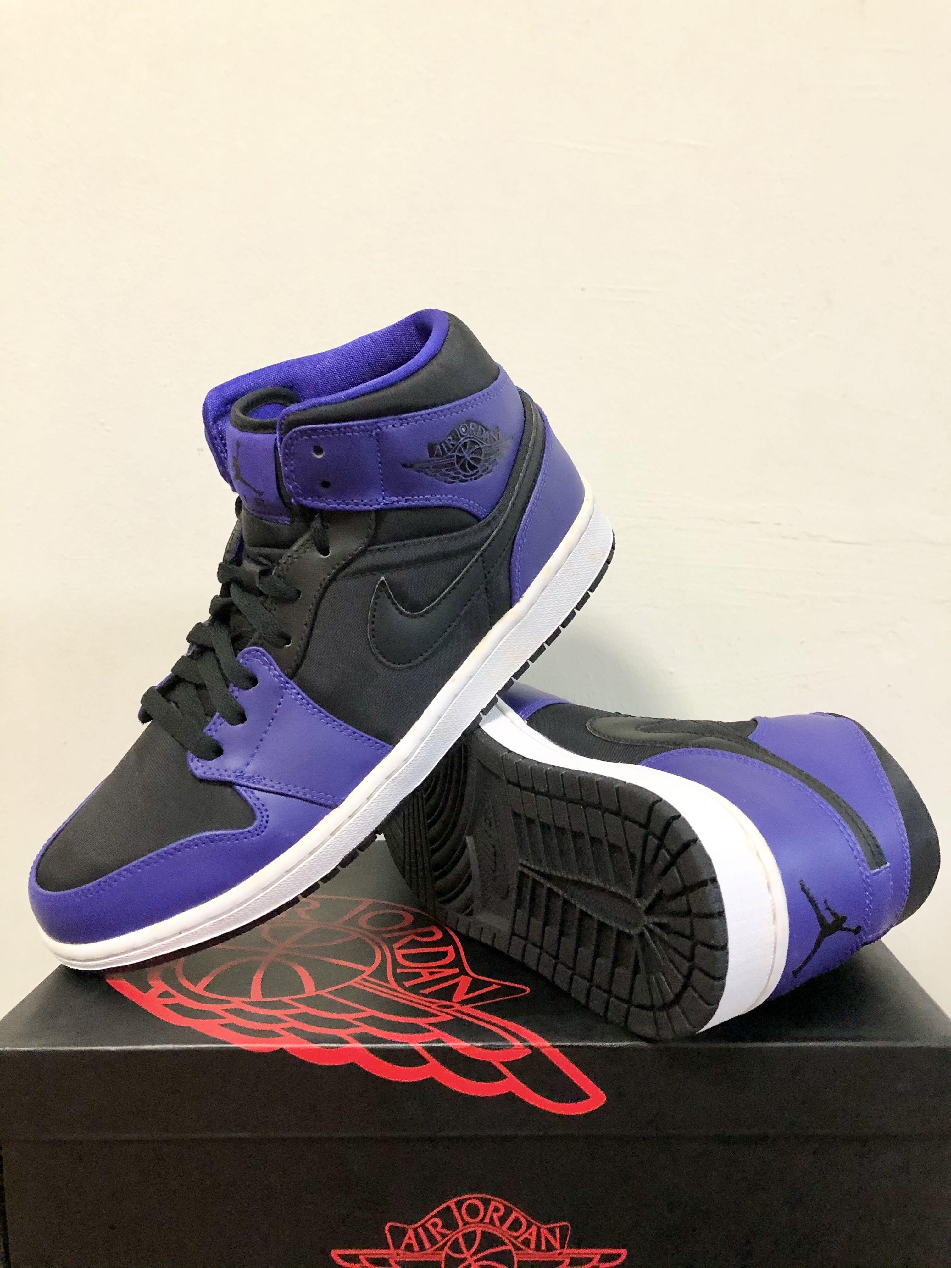 ✨US9.5✨STEAL Air Jordan 1 Retro Purple Dark Concord WTT WTS, Men's Fashion,  Footwear, Sneakers on Carousell