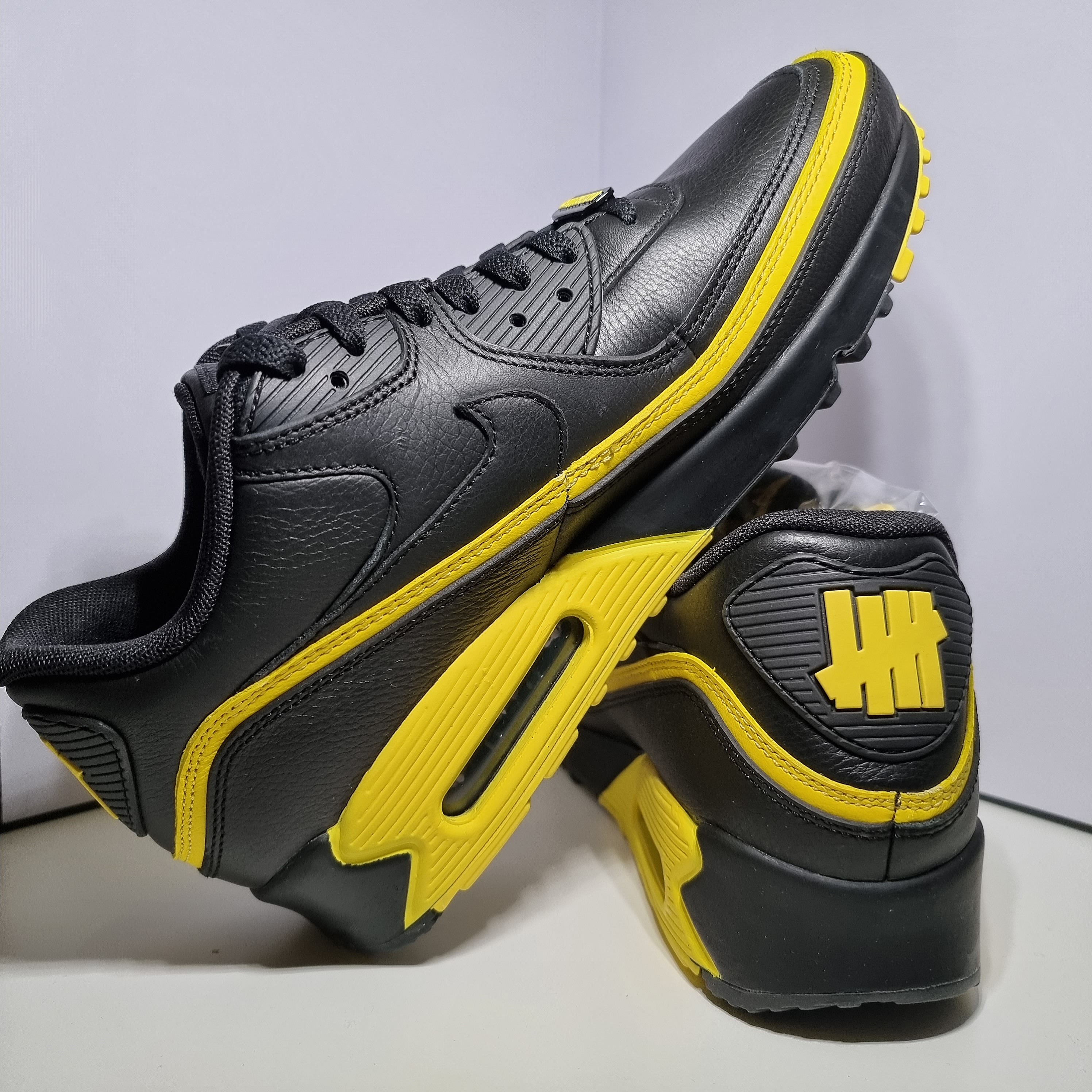 Nike air max 9 black yellow on sale