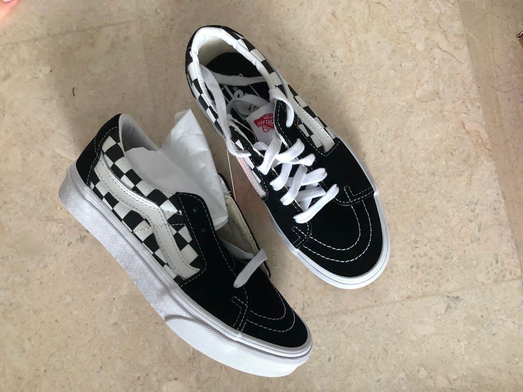 Checkerboard vans 4.5 sale