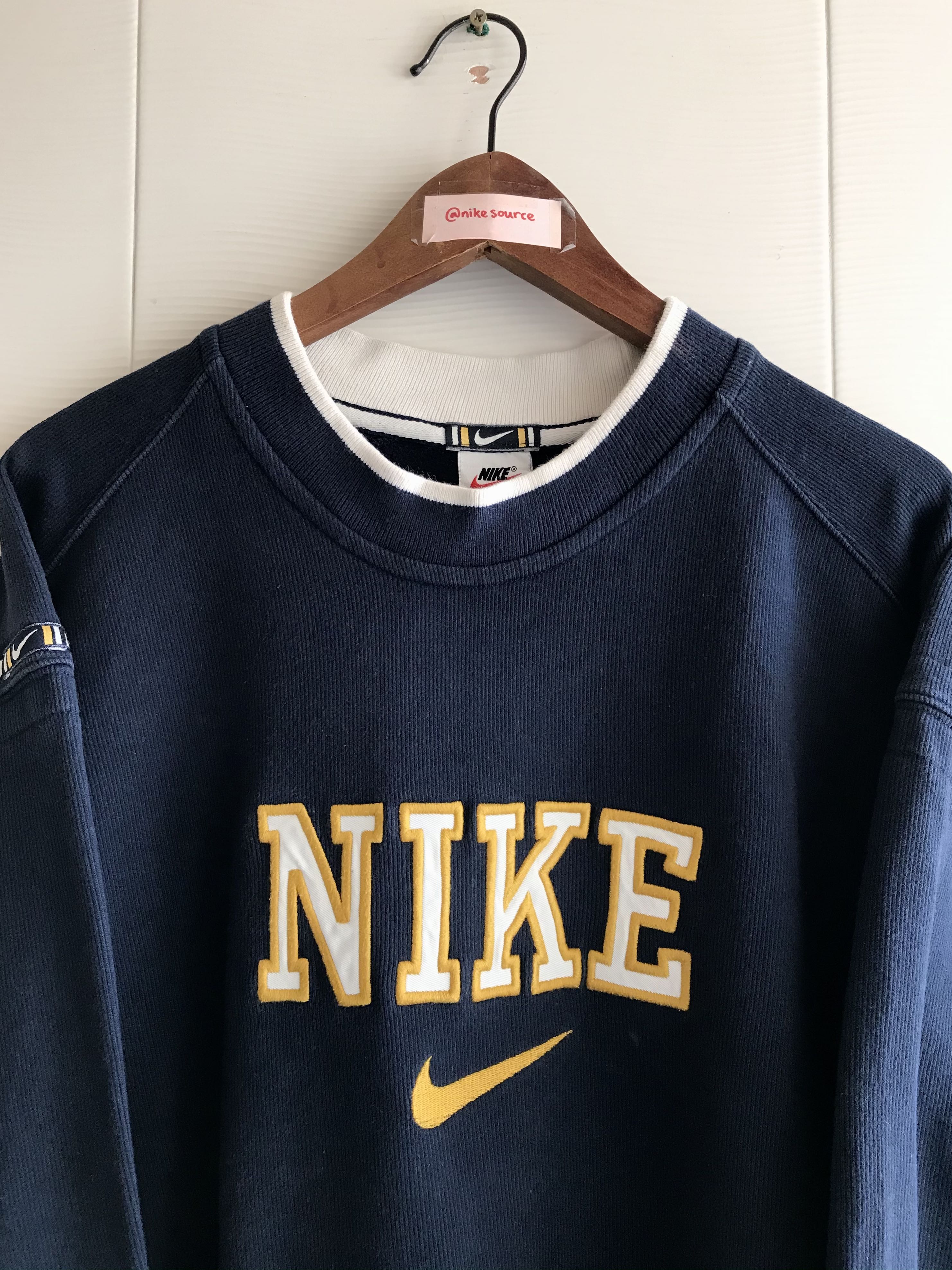 Vintage spell out nike sweatshirt 2025