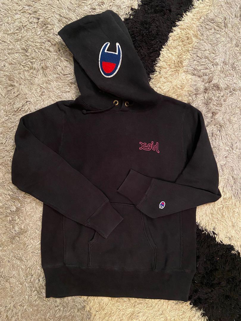 Hoodie X Girl Champion Biggu Waribiki パーカー Pojoaju Org Py