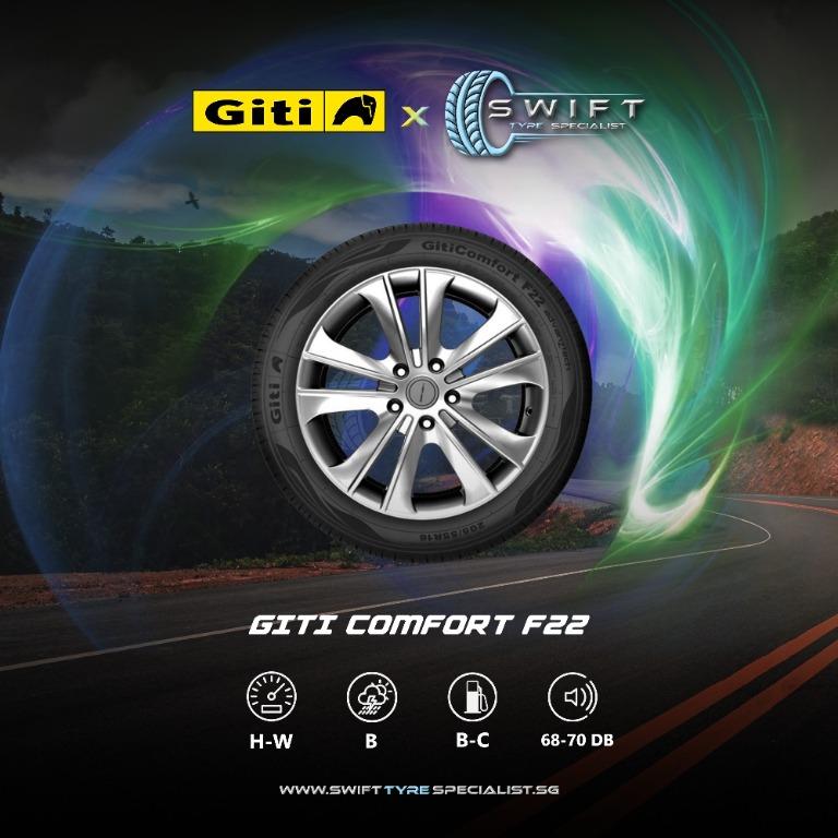 205/55/16 Giti Comfort F22 Car Tyre, Car Accessories, Tyres & Rims on ...