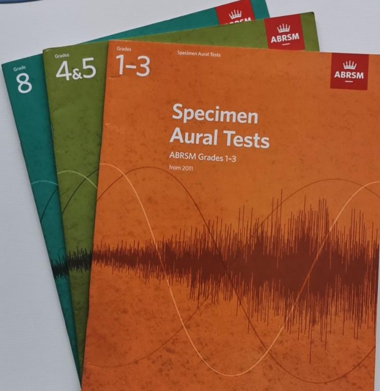 book only grade 8 2011+ Abrsm specimen aural tests 