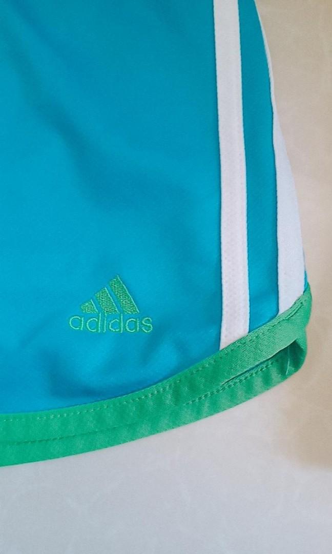 Adidas Blue Short (Category: Activewear) located in Sarrat. Submitted by maeabida (Listing ID 1072535491, Image 2). Description: Used Twice Very Good Condition M-L COD-SHOPEE.