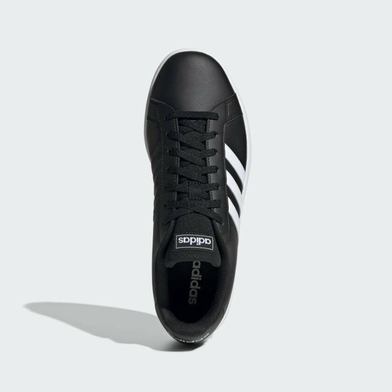 Adidas Grand Court Shoes Men (Black), Men's Fashion, Footwear, Sneakers ...