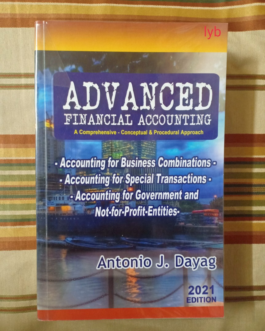 Advanced Accounting Dayag 2021 Edition, Hobbies & Toys, Books