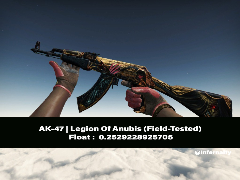 AK47 Legion Of Anubis FT CSGO SKINS KNIVES, Video Gaming, Gaming