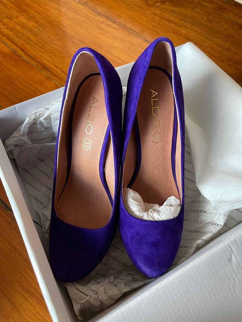 aldo suede heels