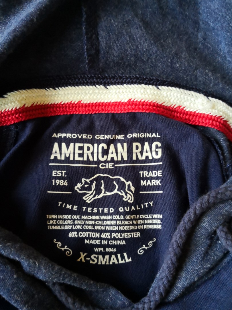 American sales rag hoodie