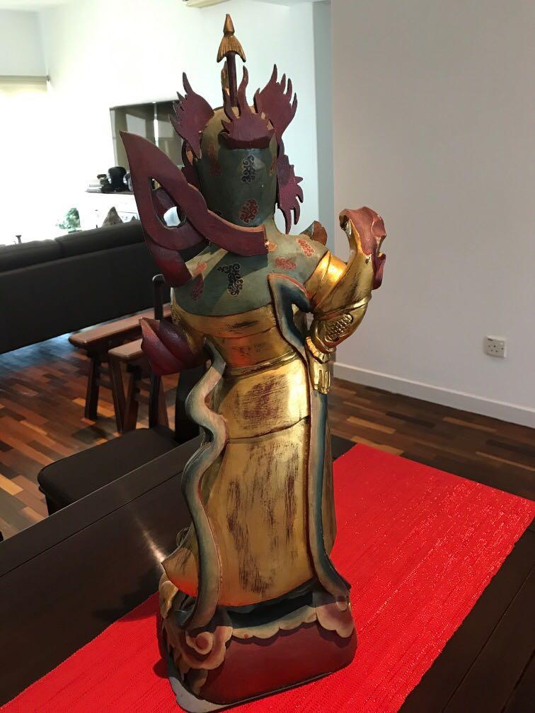 Antique Chinese God statue, Hobbies & Toys, Collectibles & Memorabilia