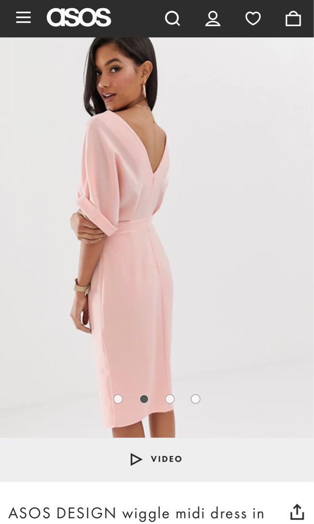 Blush pink hotsell work dress