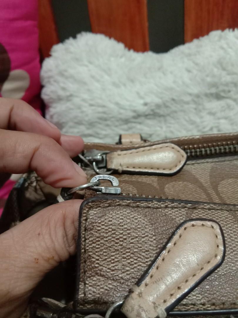 Coach ideal sale zipper