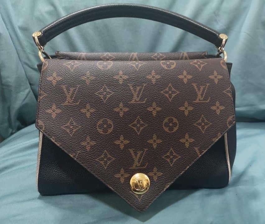 SOLD) Like Brand New Louis Vuitton Double V Bag in Classic Monogram and  Red, Luxury, Bags & Wallets on Carousell