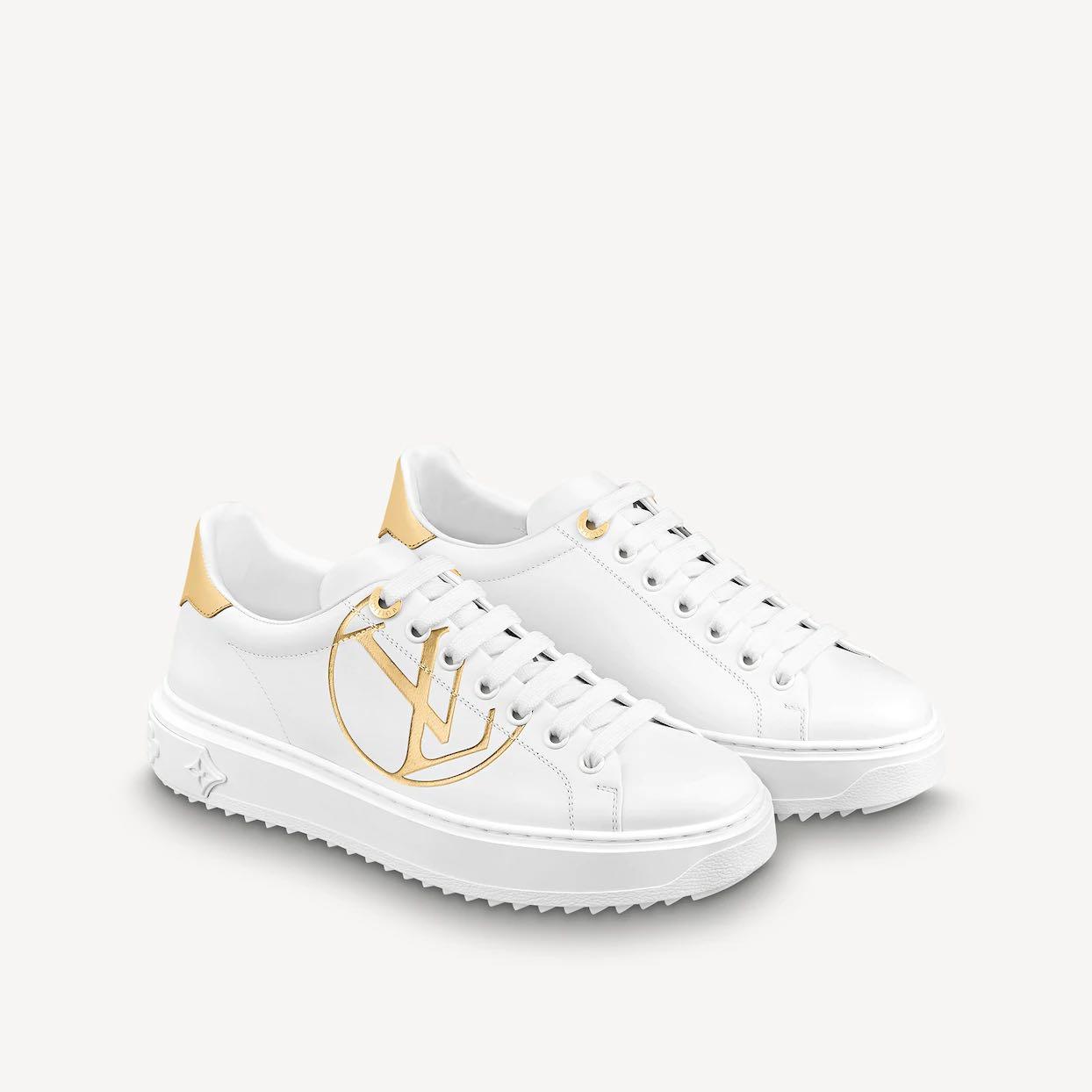 Louis Vuitton White time out Sneaker shoes, Women's Fashion, Footwear,  Sneakers on Carousell