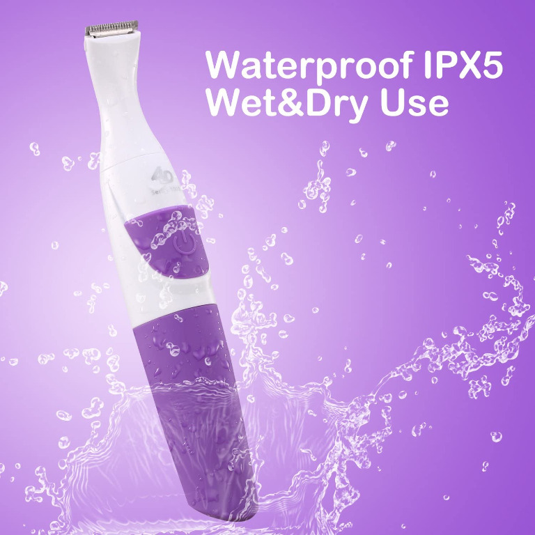 Bikini Trimmer 2 in 1 Women Shaver Waterproof Electric Shavers for