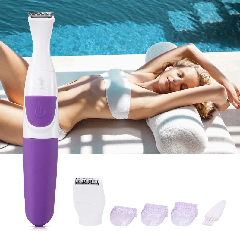Bikini Trimmer 2 in 1 Women Shaver Waterproof Electric Shavers for