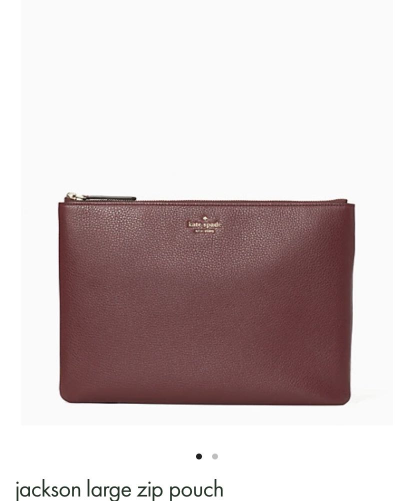 Kate spade jackson best sale large zip pouch