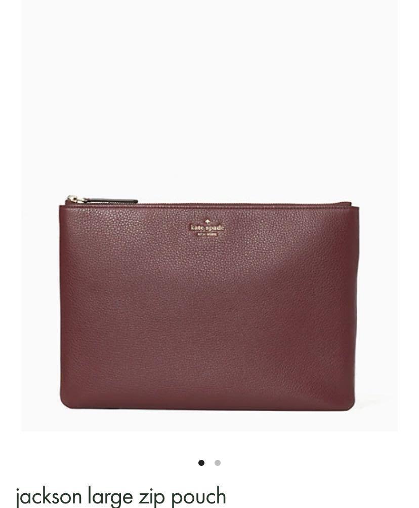 Kate spade sales zip pouch