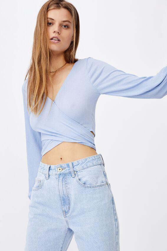 Wrap top cotton on store