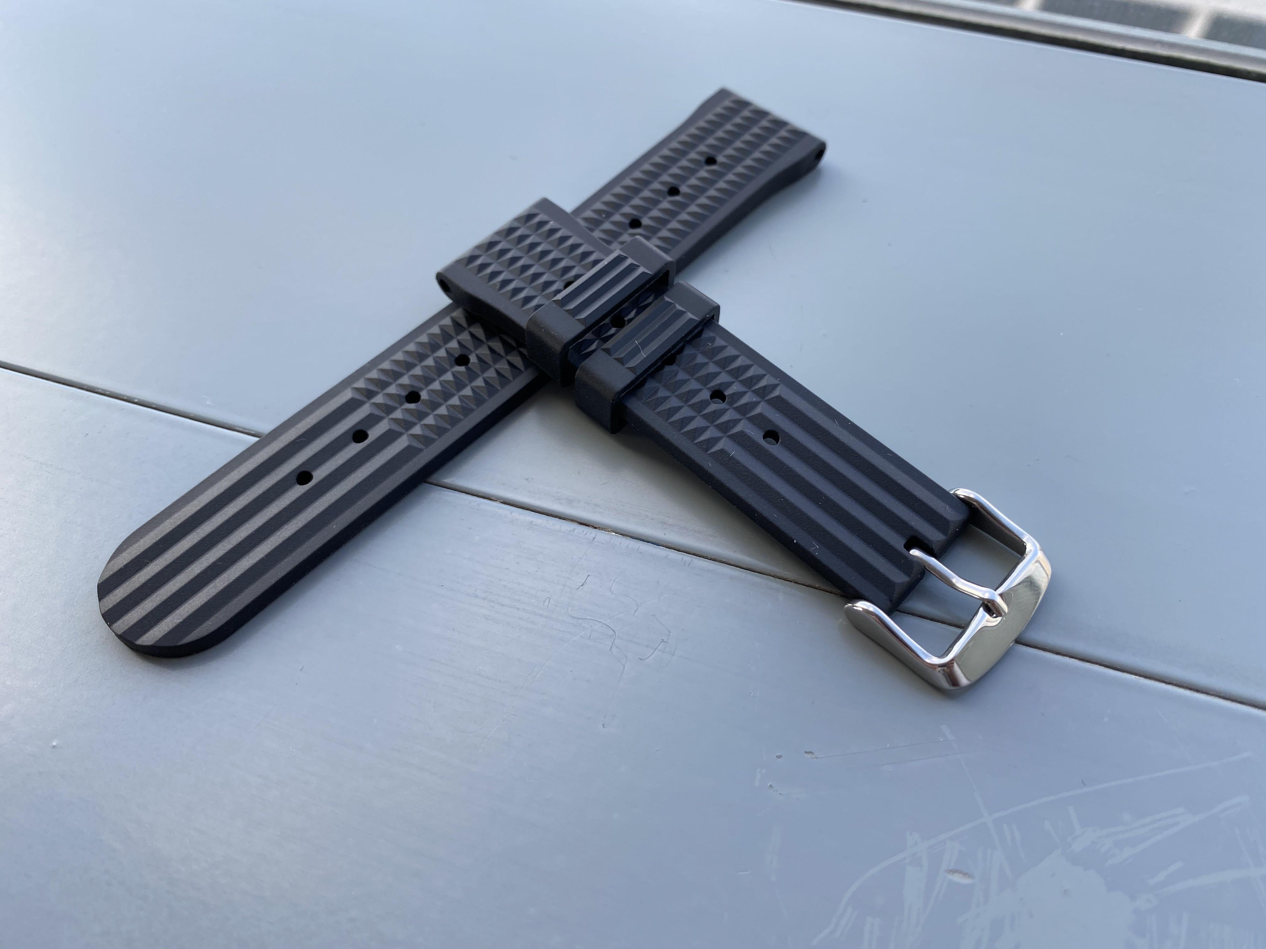 Brand New 22mm Waffle Strap for Sale not Uncle Seiko Luxury Watches on Carousell