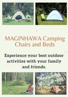 Camping chairs and beds